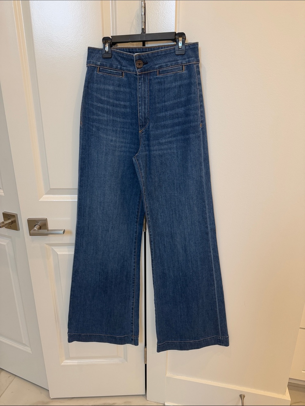 ASKKNY Wide Leg Men's Jeans in Dark Blue size 27